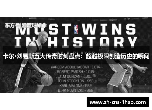 卡尔·刘易斯五大传奇时刻盘点：超越极限创造历史的瞬间
